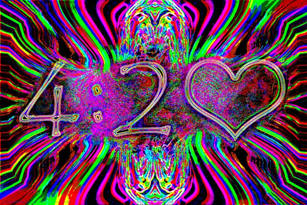 Studio B 420 Neon NonFlocked Blacklight Poster 24x36 inch