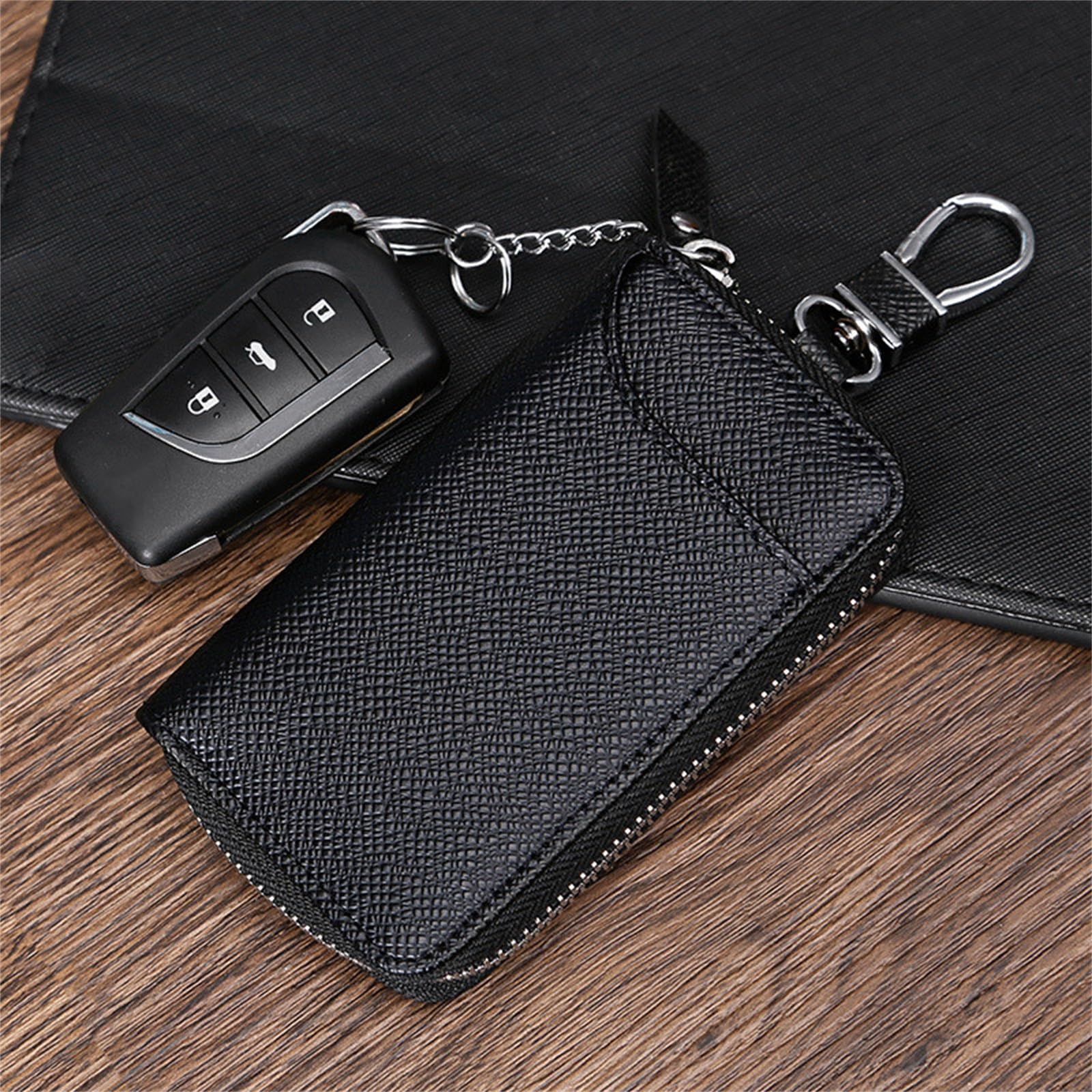 Custodia in pelle con chiave for auto per uomini donne