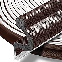 Vista 11 de Tira de sellado de puerta de alcance de 26 pies de largo, burlete de repuesto en forma de V para aislamiento de marco de puerta, fácil de cortar a