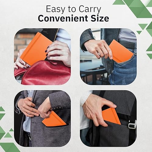 Miniatura 2 de Simply Genius Mini cuadernos tamaño A6 de bolsillo con tapa dura, juego de diario de bolsillo pequeño a rayas para la escuela, el hogar y la