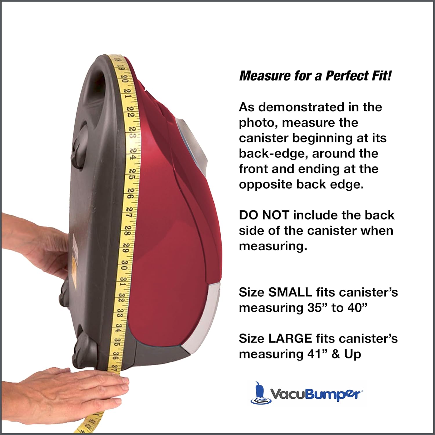 Bumper Guard for Miele Canister Vacuums - Size Large (CB35LG) fits Miele Models: S2, S6, S8, Classic C1