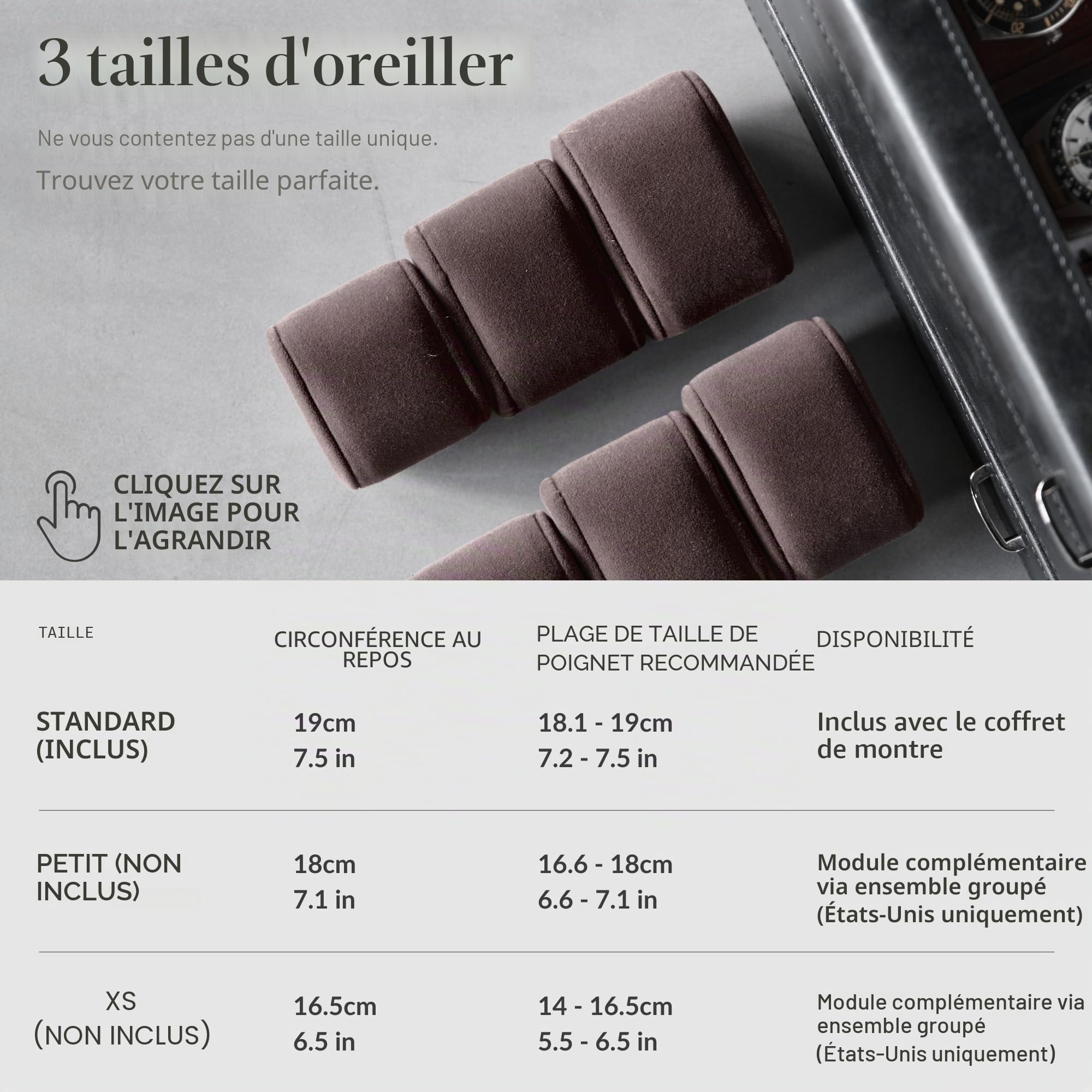 TAWBURY Boîte à montres à 12 emplacements avec tiroir de rangement – Boîte à montres en cuir synthétique noir de qualité supérieure pour homme | Ouverture facile d'une main, intérieur en velours