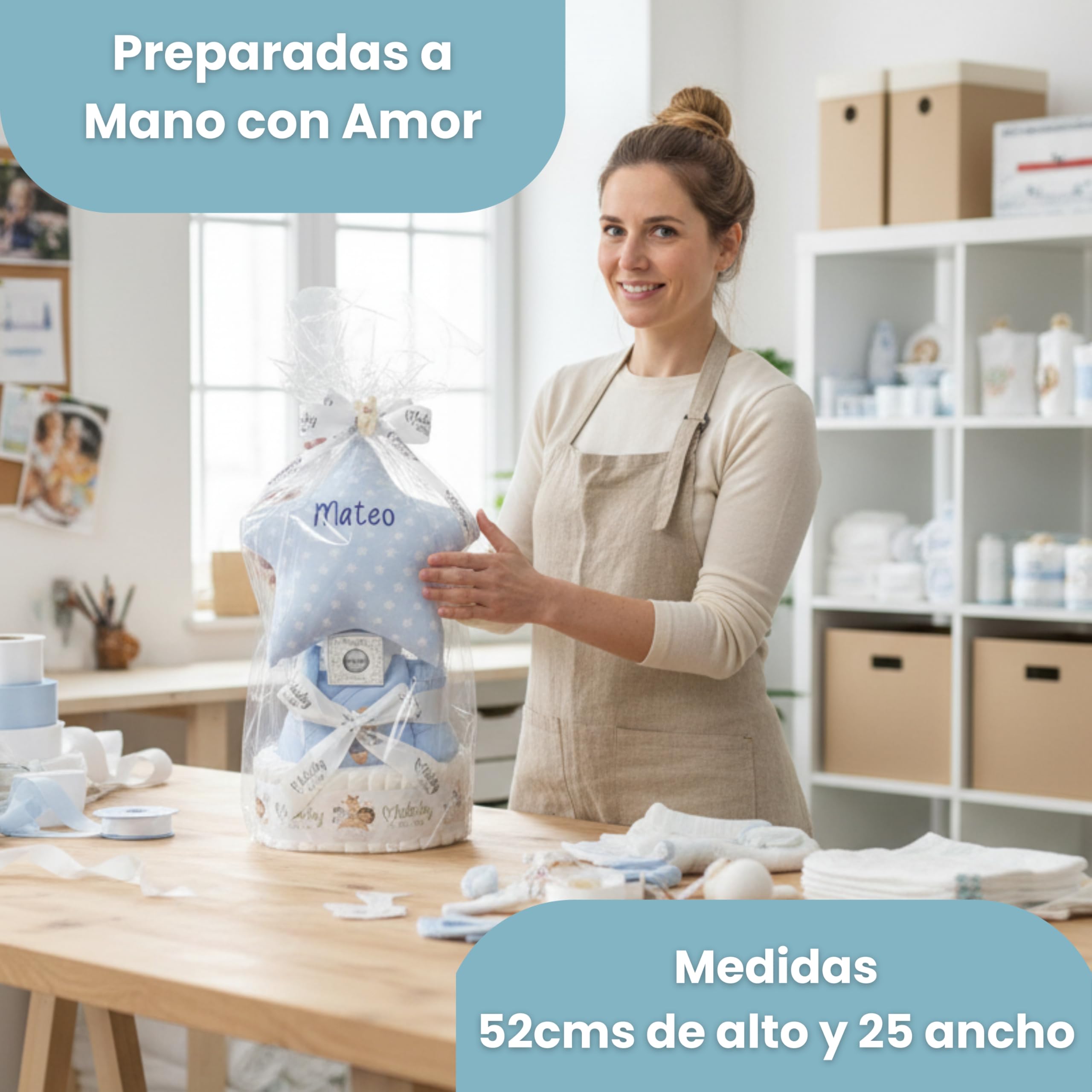 Tarta Stars, Pastel De Pañales Personalizado Con Nombre, Cojín Estrella Bordado Y Chupete Personalizado, Regalo Para Bebé Recién Nacido (Rosa)