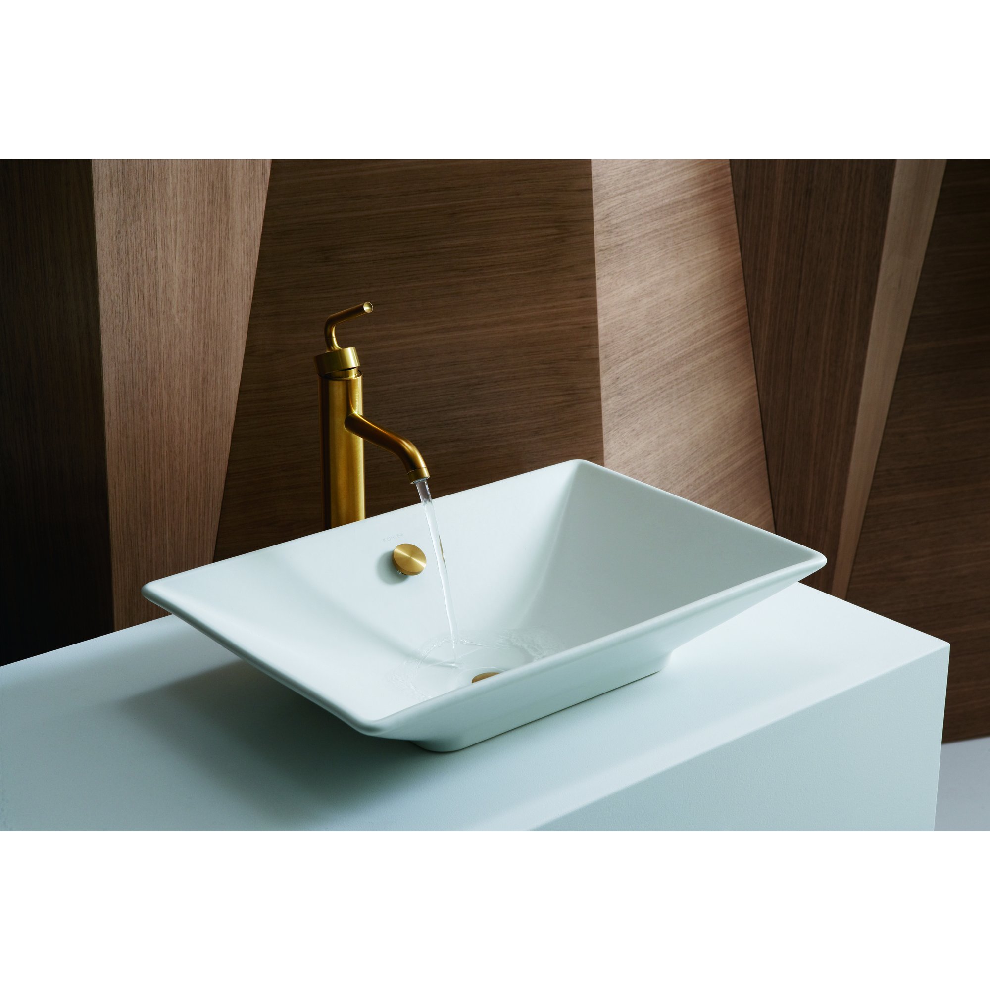 KOHLER K-14404-4A-BGD Purist Tall Single-Control Lavatory Faucet