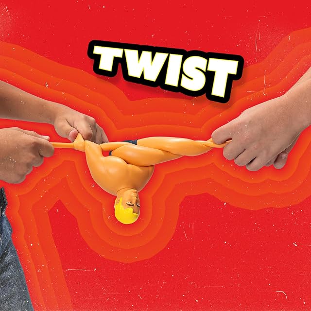 Foto 4 de 8 de Basic Fun Stretch Armstrong Figura Retro Grande 25 cm - Juguete Extensible clásico