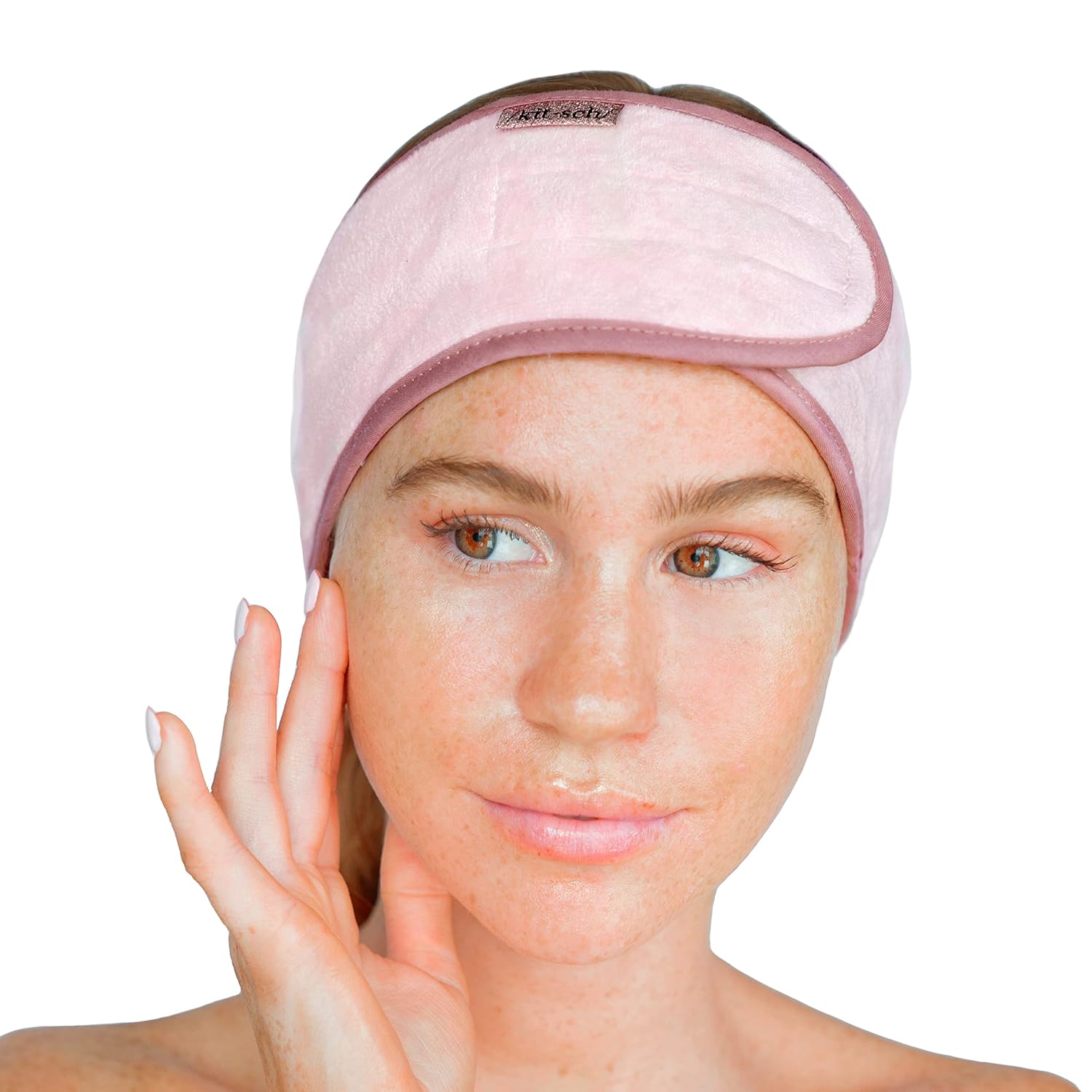 Kitsch Spa Headbands for Women- Makeup Headband, Headbands for Washing Face and Facial Headband with Ponytail (Blush) : Beauty & Personal Care