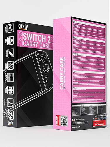 Miniatura 3 de Orzly Case Compatible with Nintendo Switch 2 Protective Travel Carry Case with Screen Padding, Game Card & microSD Slots, Zipped & Open Pockets for