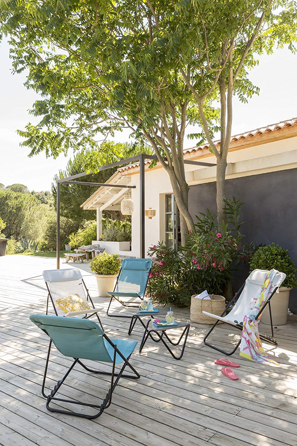 Lafuma Maxi Transat Batyline Begonia 94x62x83 Cm Desertcart