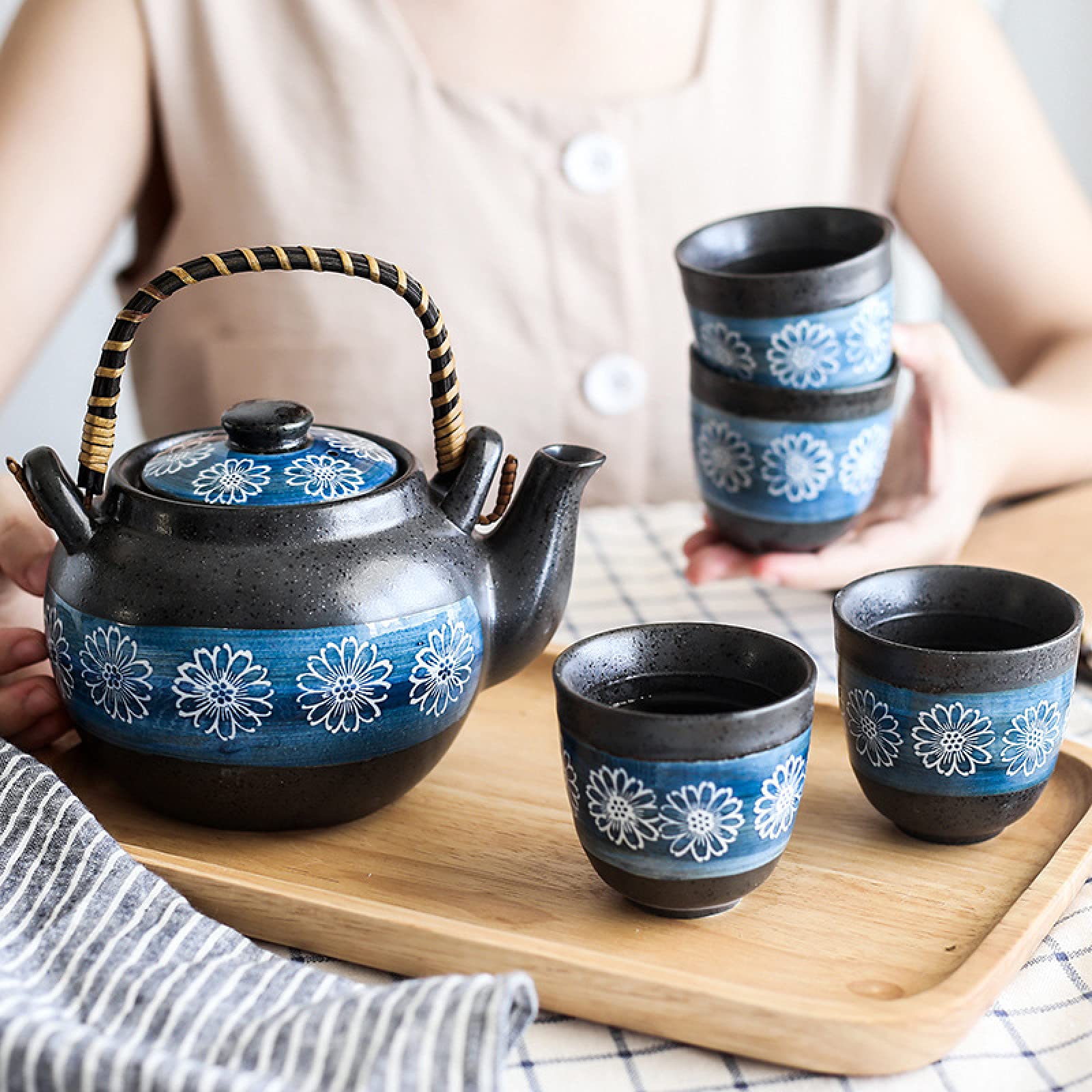 Amazon｜茶器セット磁器のお茶セット中国の日本の伝統的な茶道セット