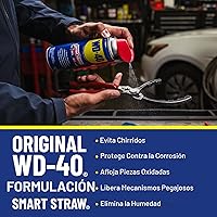 Vista 4 de WD-40 Fórmula original, producto multiusos con aerosoles inteligentes de paja de 2 maneras, 14.4 onzas [paquete de 2]