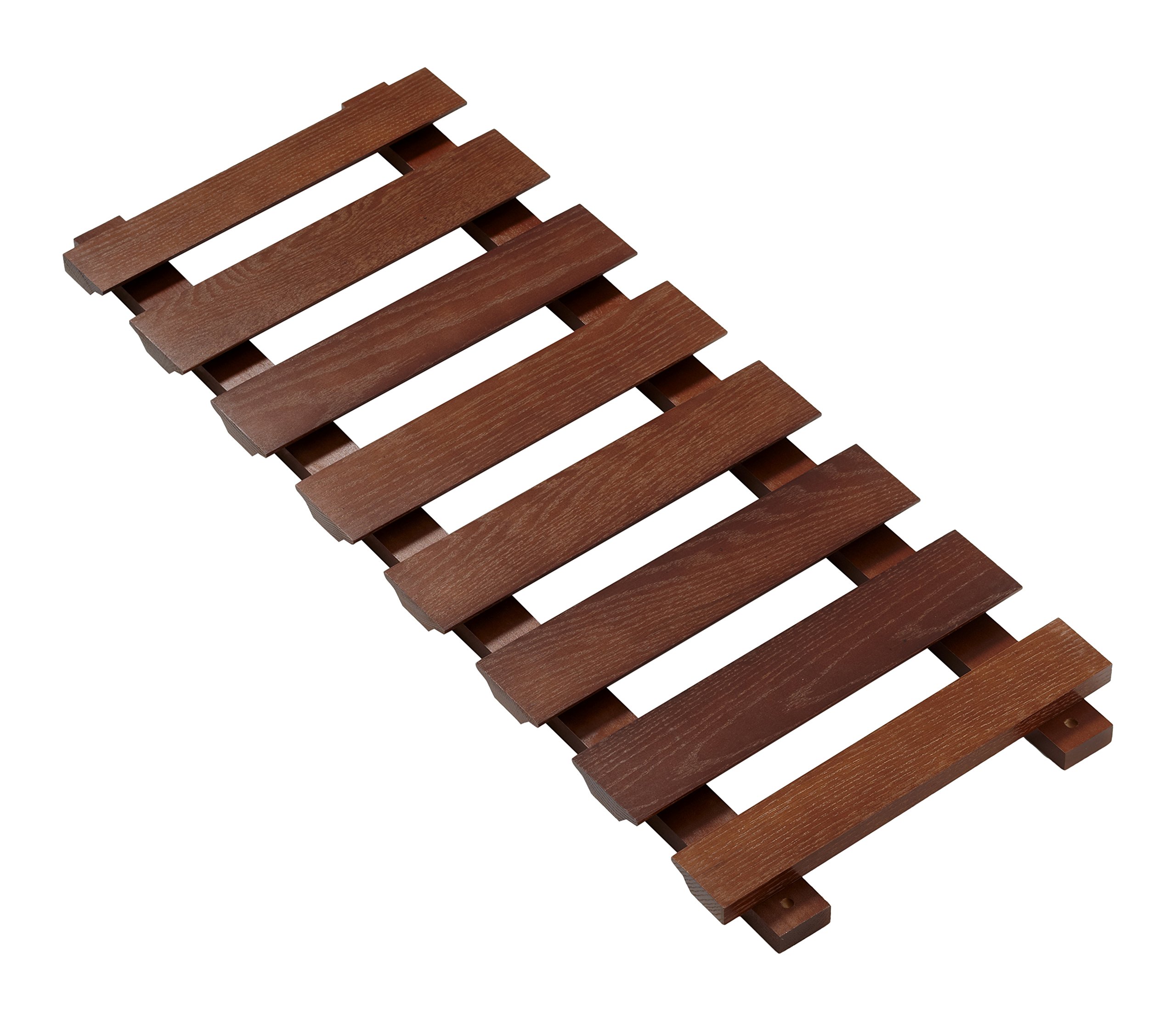 Glass Racks and Holder by American Metalcraft – 35" L x 14" W x 1.5"H, Wood, Espresso, Model RG5341
