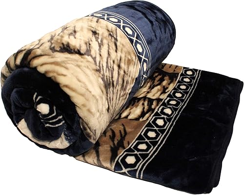 Miniatura 3 de FOHOG COLLECTION 4estaciones - Manta ligera de felpa azul unicornio de piel sintética de visón coreano