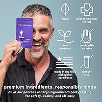 Vista 4 de The Good Patch Think Patch, Natural Patch with Caffeine, Yerba Mate, Bacop, Lion's Mane, Plant Powered Wearable Wellness, Focus Patches, Sustained