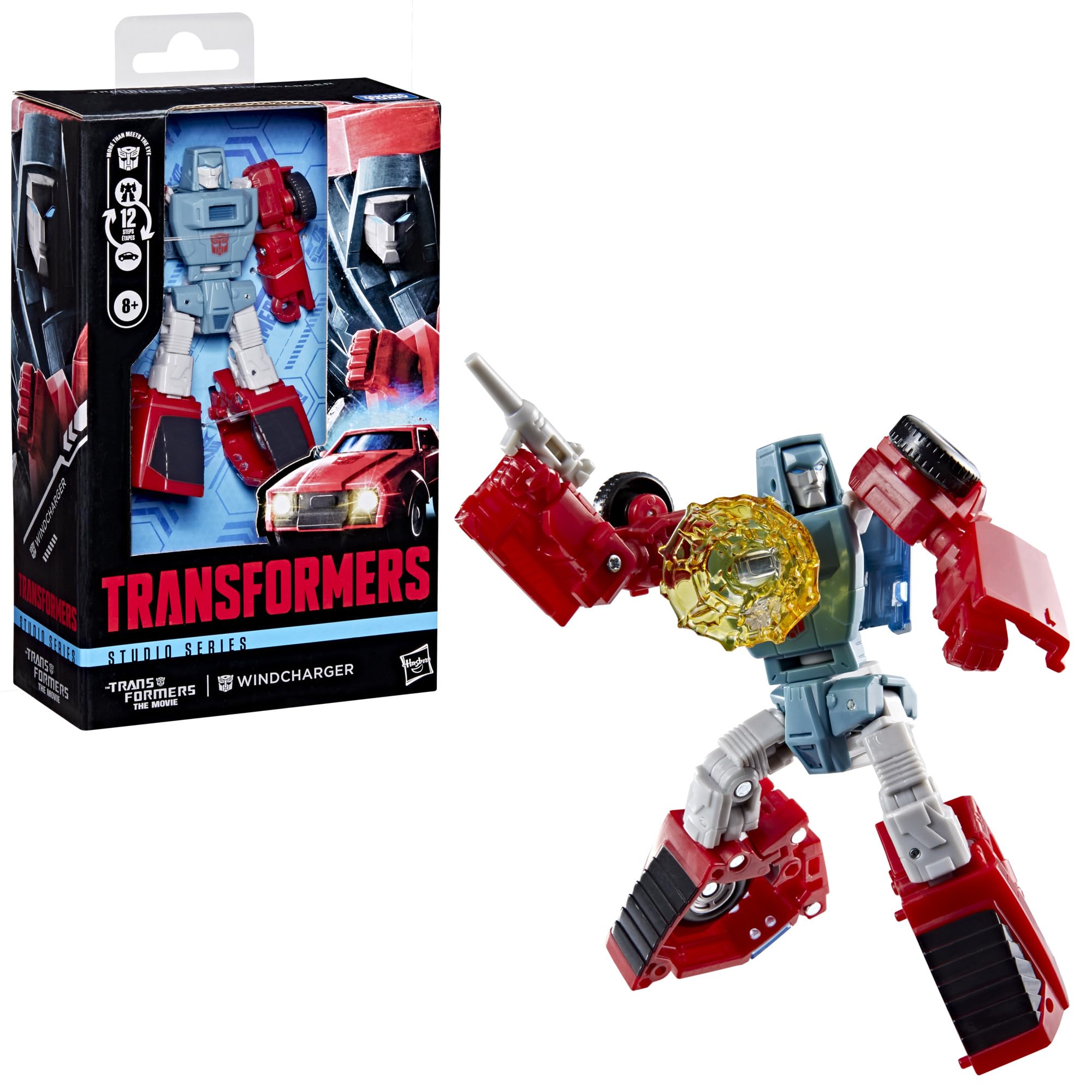 Windcharger klasy Deluxe z kolekcji Transformers Studio Series z filmu ""The Transformers: The Movie"", 11-centymetrowa przekształcająca się figurka, zabawkowe roboty dla dzieci w wieku od 8 lat