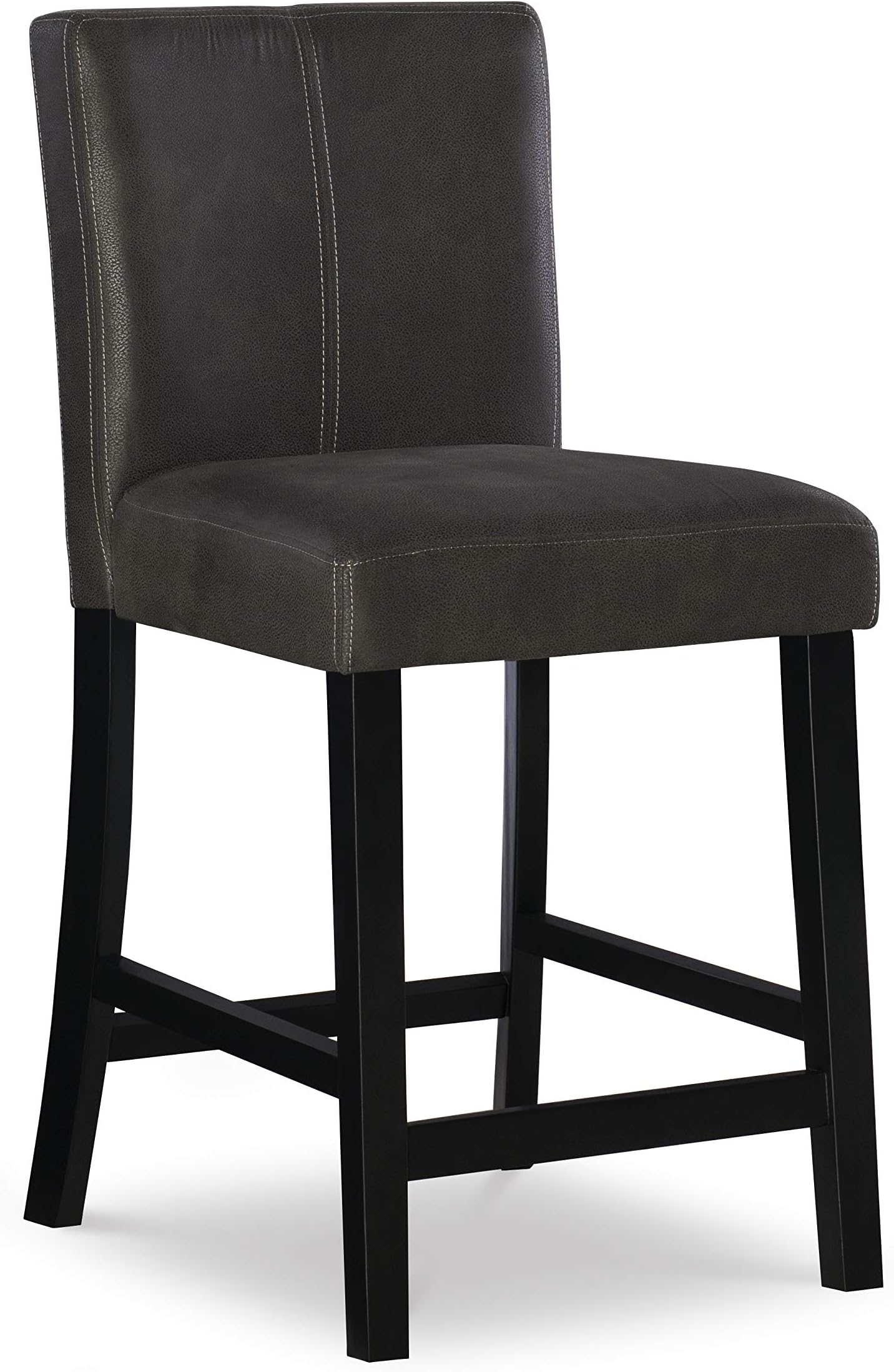 Linon Home Dcor Linon Morocco Charcoal Counter Stool, 17.72" w x 23.03" d x 37.2" h