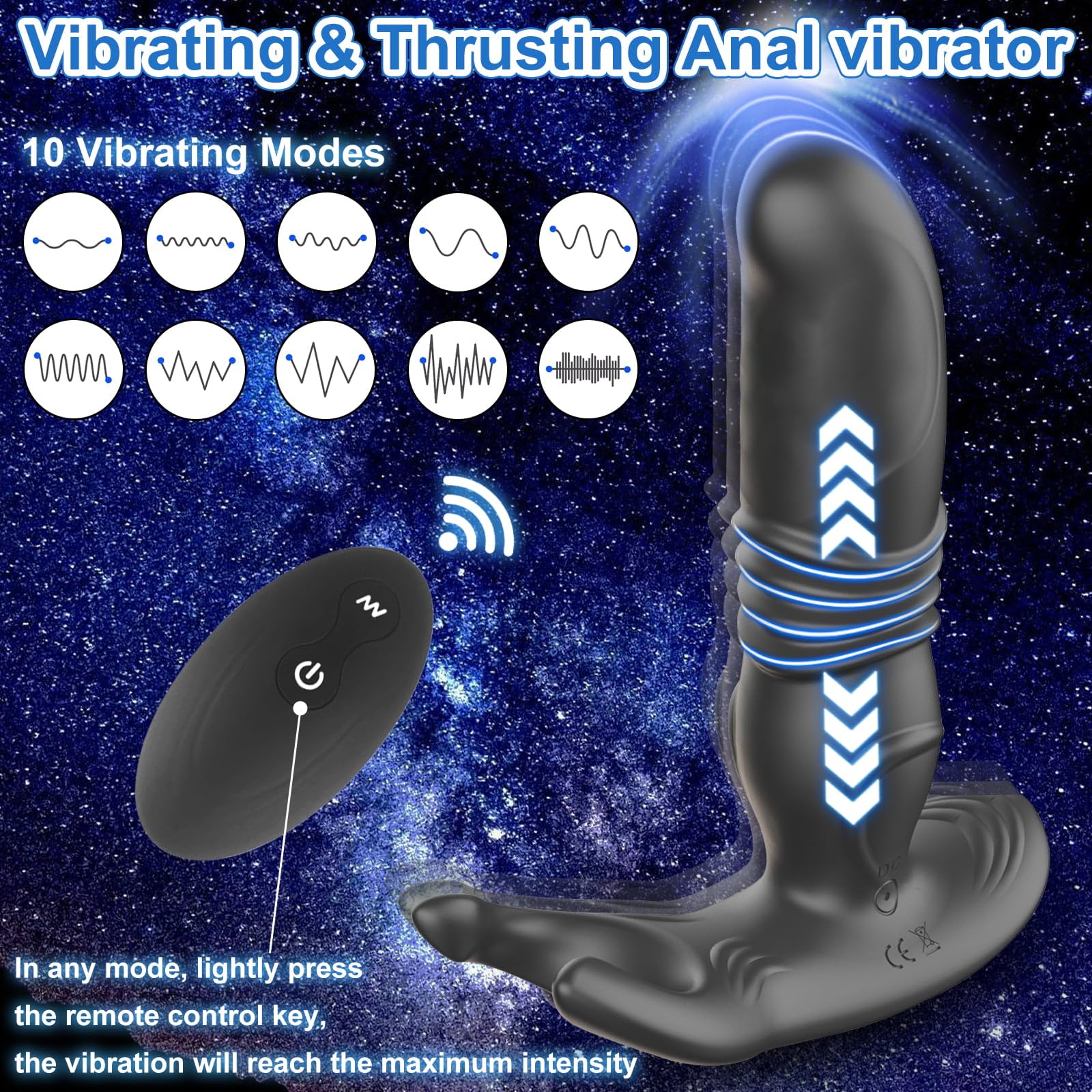 Vibromasseur Anneau De P-ÊŇIs Masculin Anneaux Penien Homme,Anneau Vibrant ＰéNIS Couple pour Femme Clitờridiên Stimulateur,Vibrờmásseurś Anneau pour Homme Silicone CocĶring Vibrant