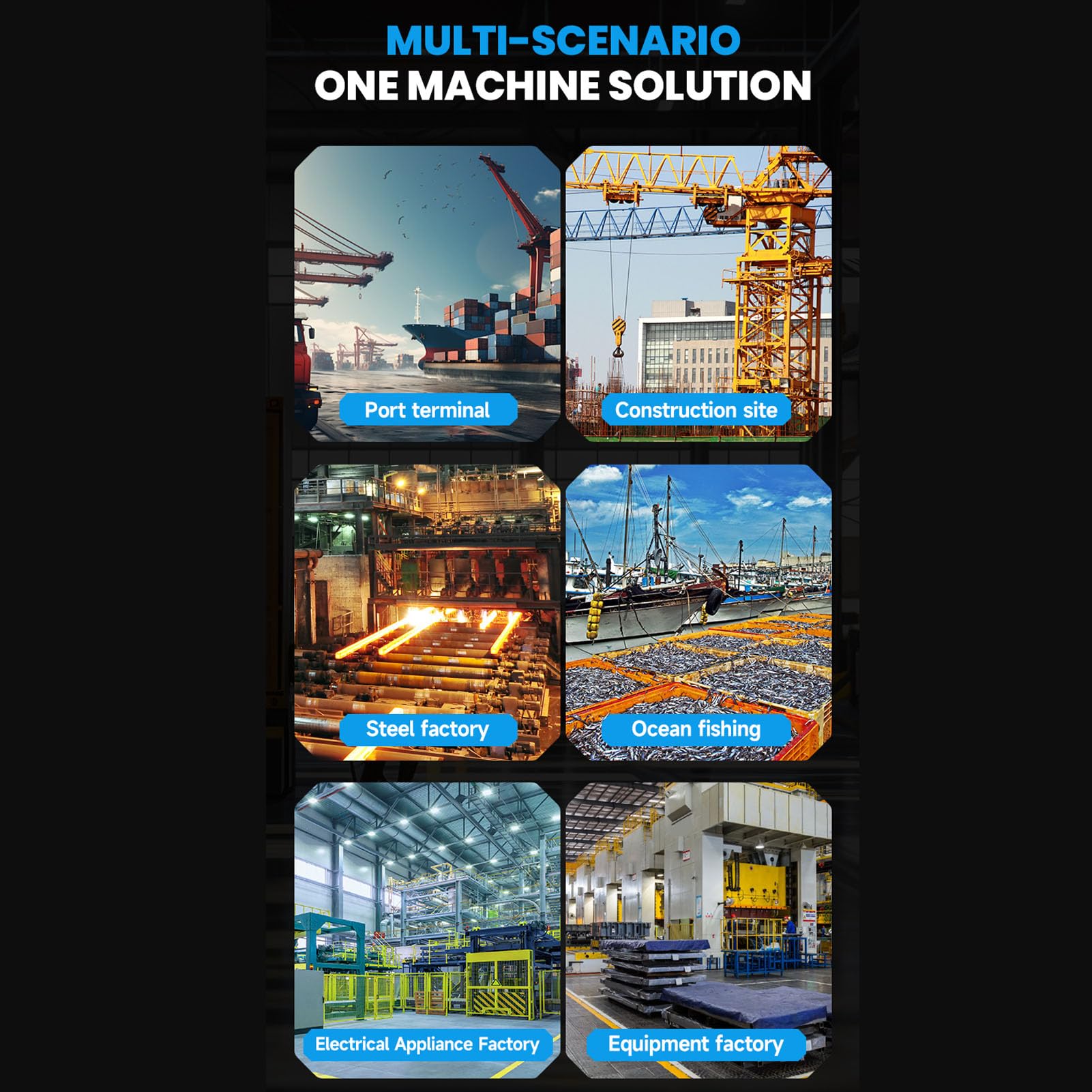 Báscula de Grúa Digital, Báscula Colgante Industrial de Aluminio de 2000 Kg y 4400 Lb con Unidad de Pantalla LCD de 5 Dígitos de 0,8 Pulgadas Función de Reinicio a Cero