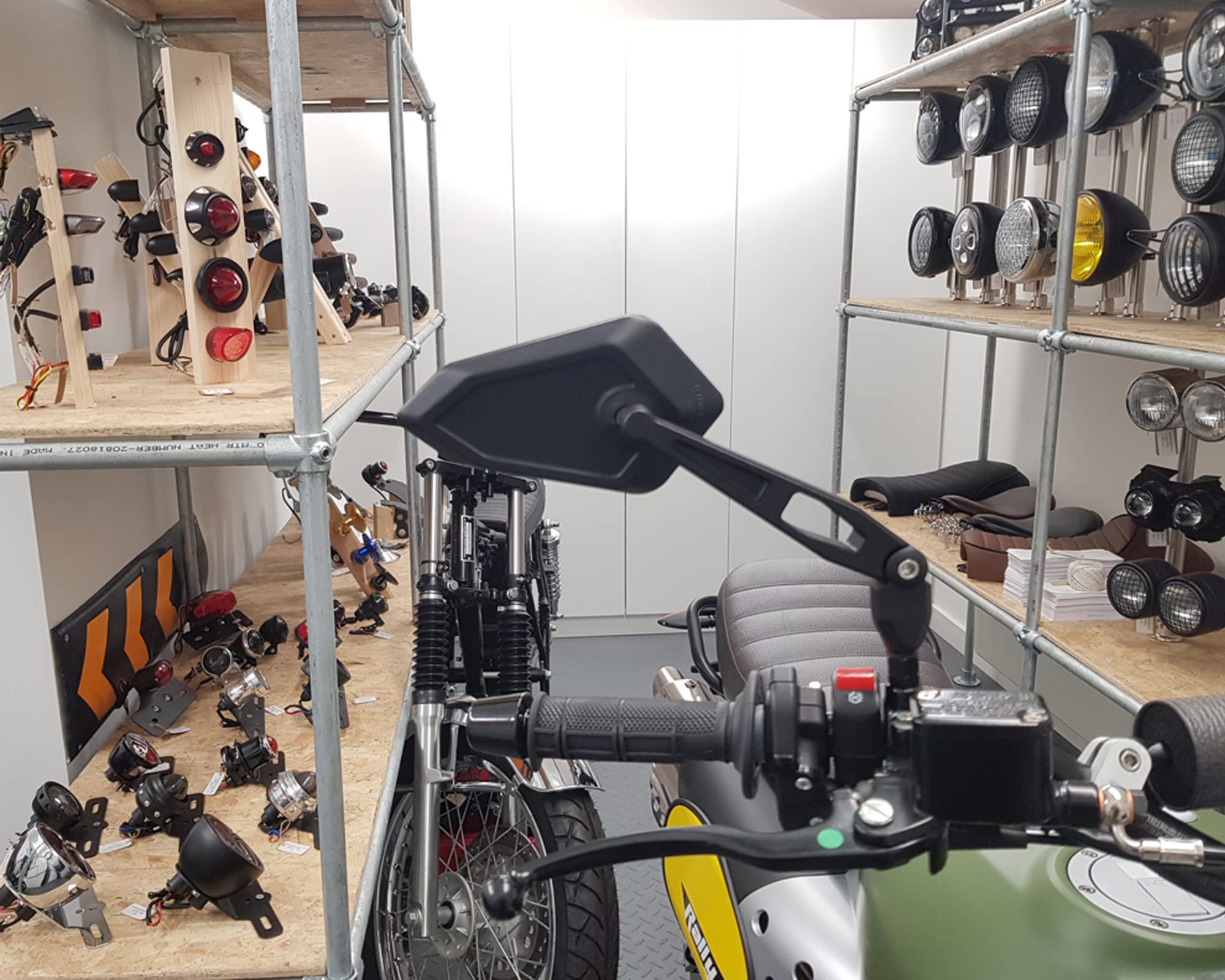 Moto Rétroviseurs - Excellente Qualité Norme E Idéal Pour Nu & Supermoto