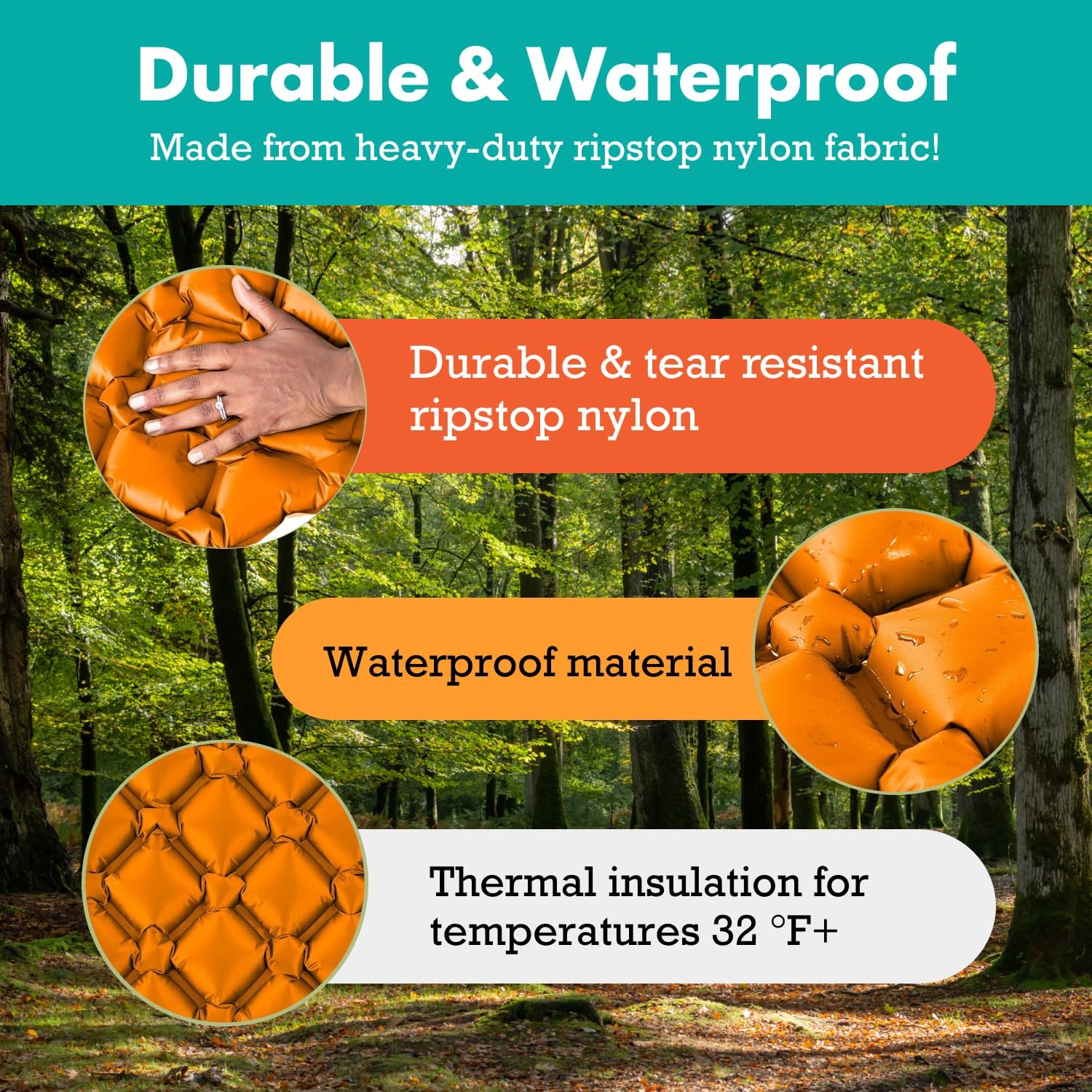 Ultralight Sleeping Mat - Iatable & pact Cping Air Mattr for