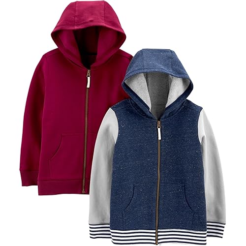 Simple Joys by Carter's baby-boys 2-pack Full Zip Hoodies