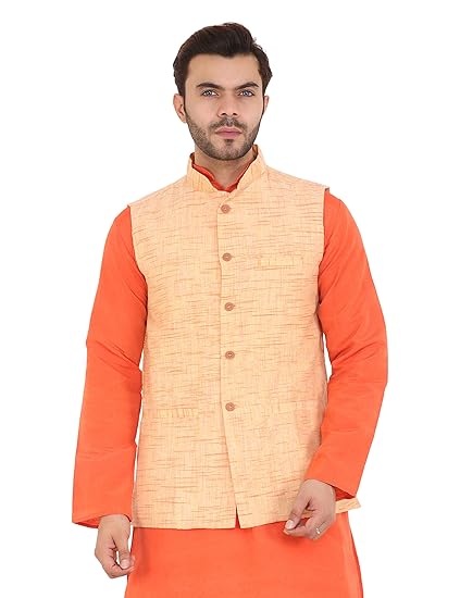 Men's Textured Nehru Jacket