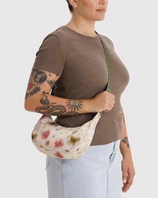 BAGGU Small Nylon Crescent Bag