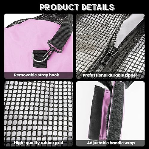 Miniatura 3 de Hiturbo Bolsa de lona de malla, bolsas de buceo para viajes, equipo de playa, buceo, equipaje para buceo, surf y esnórquel