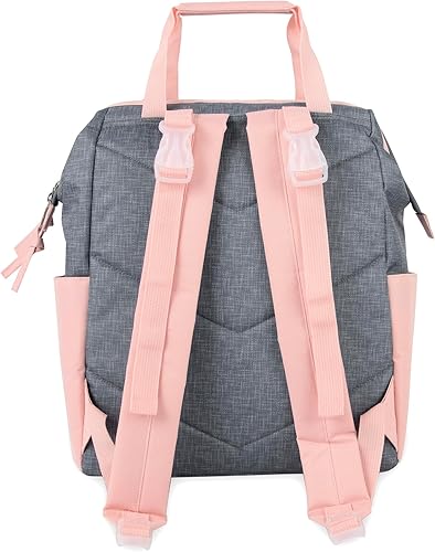 Miniatura 8 de Baby Essentials Super Cooler - Mochila para pañales con marco principal con cambiador, correas para cochecito, compartimento aislado para botellas,