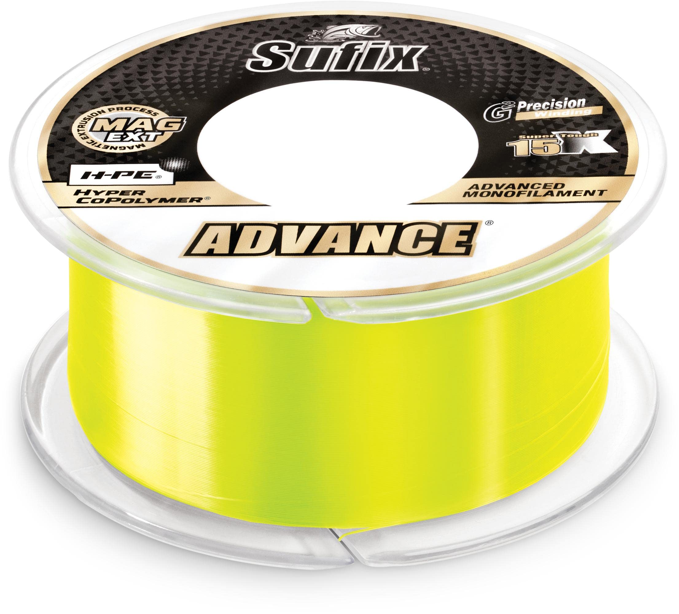 Advance Monofilament 10 lb Neon Lime - 330 Yds