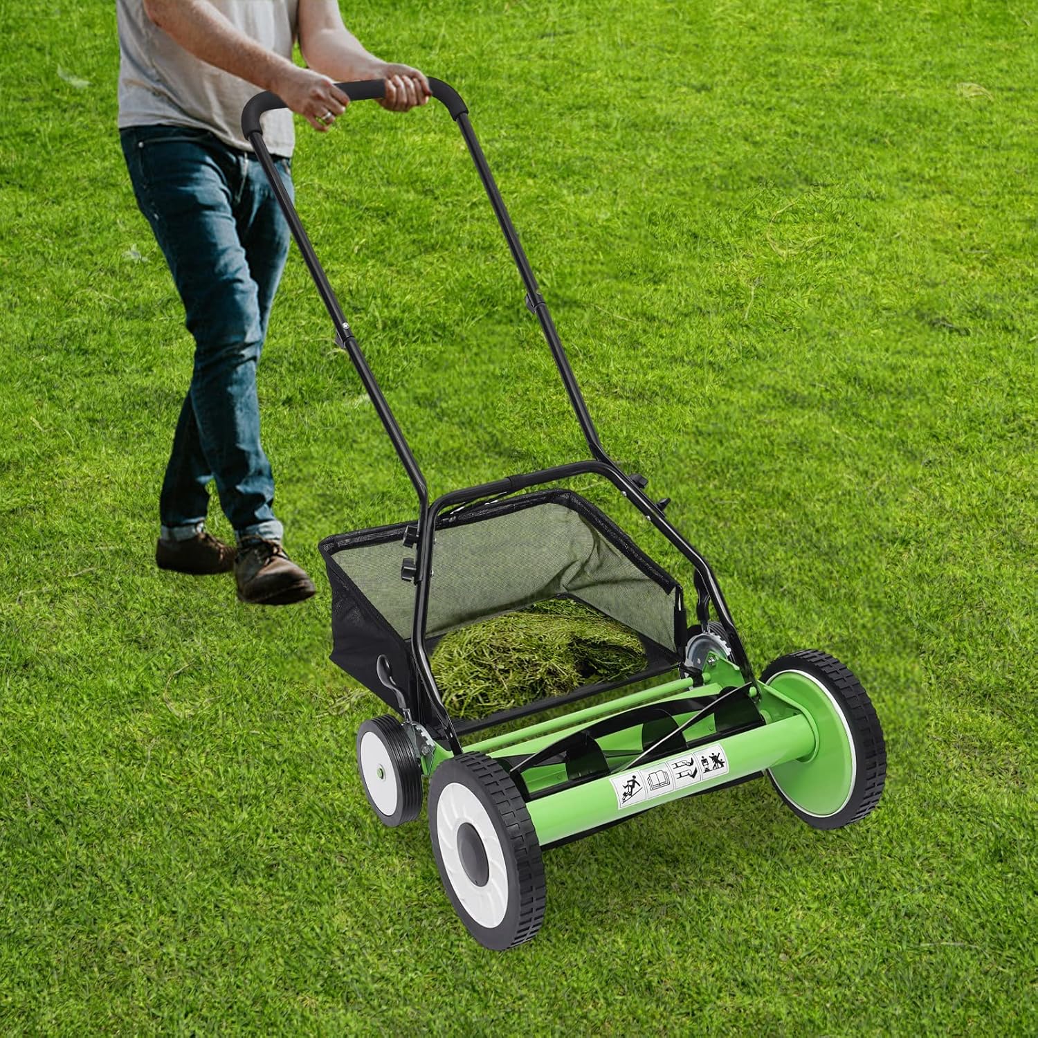 Walk-Behind Lawn Mowers 16-Inch 5-Blade Manual Reel Oman Ubuy