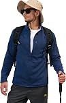 TACVASEN Hommes Vestes en polaire Full Zip Up Veste légère Casual Soft Hiking Sweaters Hiver Manteaux chauds avec poches