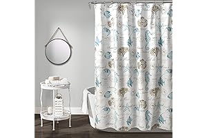 Lush Decor Harbor Life Shower Curtain: Ocean Serenity in Your Bathroom