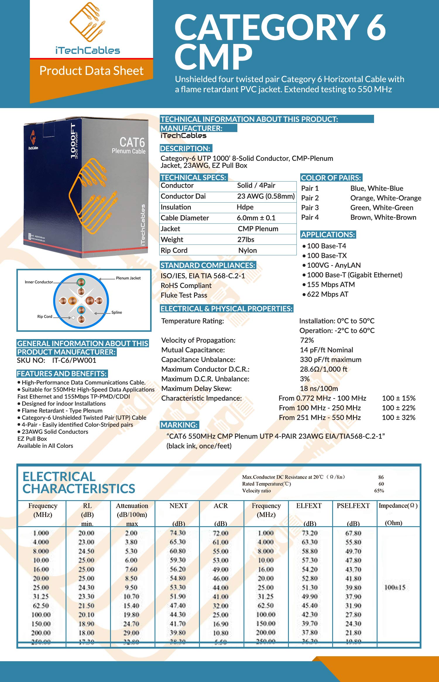 Belkin Cat-6 Snagless Patch Cable (Gray, 100 Feet)