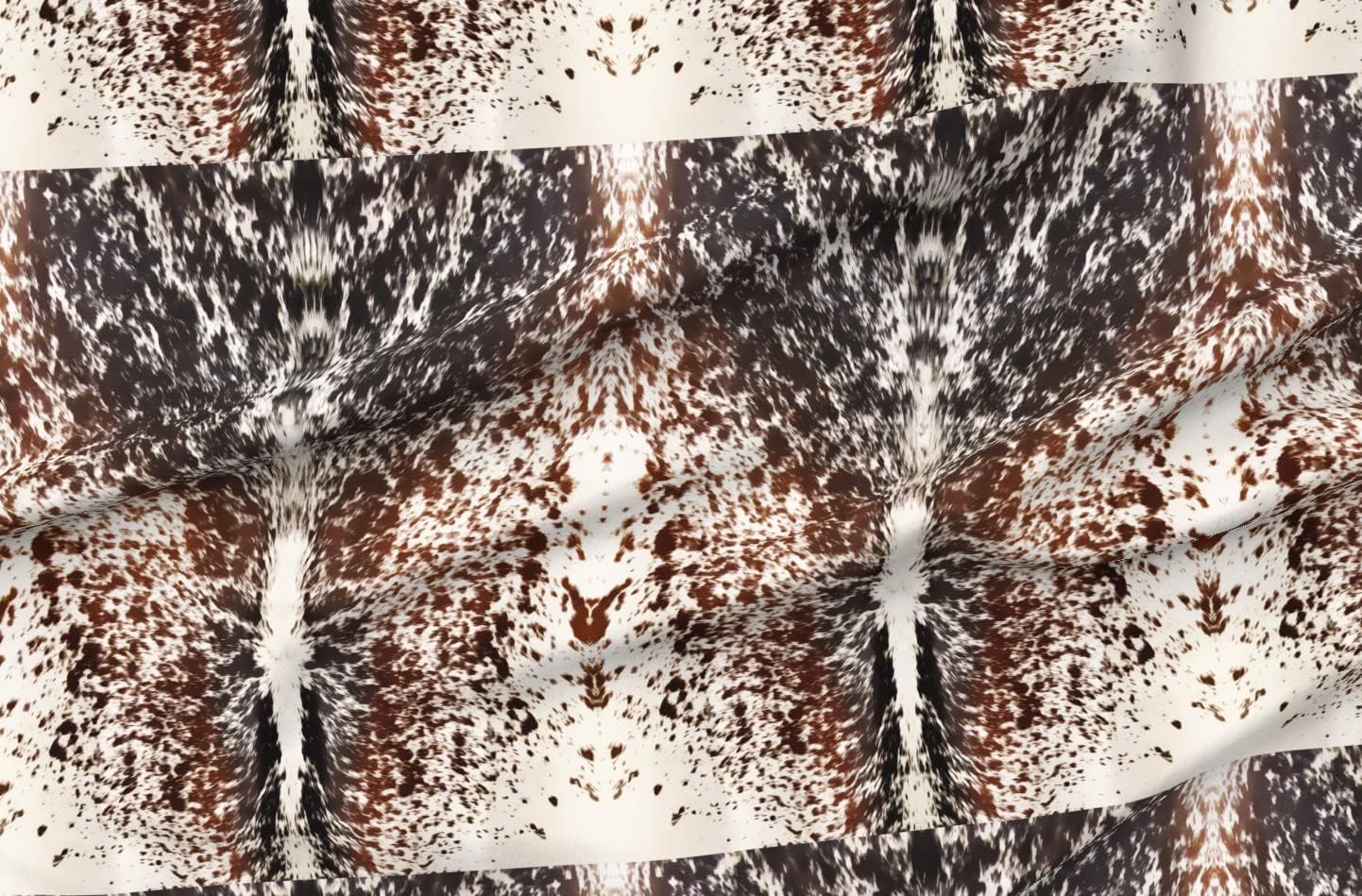 Spoonflower Fabric - Western Cowboy Cow Cowgirl Printed on Organic Cotton Sateen Fabric by The Yard - Sewing Quilting Apparel Home Decor