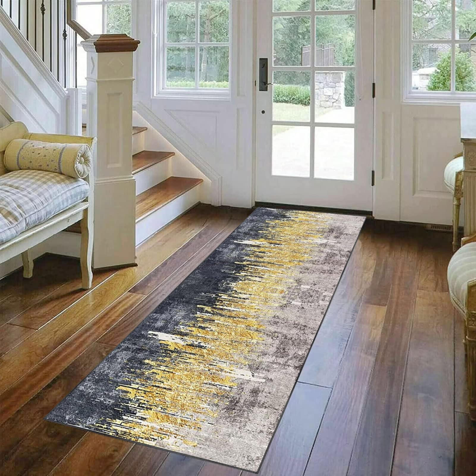 Antypoślizgowy zmywalny dywanik kuchenny, chodnik, 40 x 60 cm, do wewnątrz, mata wejściowa, do przedpokoju, łazienki, salonu, sypialni, wejścia, wycieraczka, dywan, chodnik