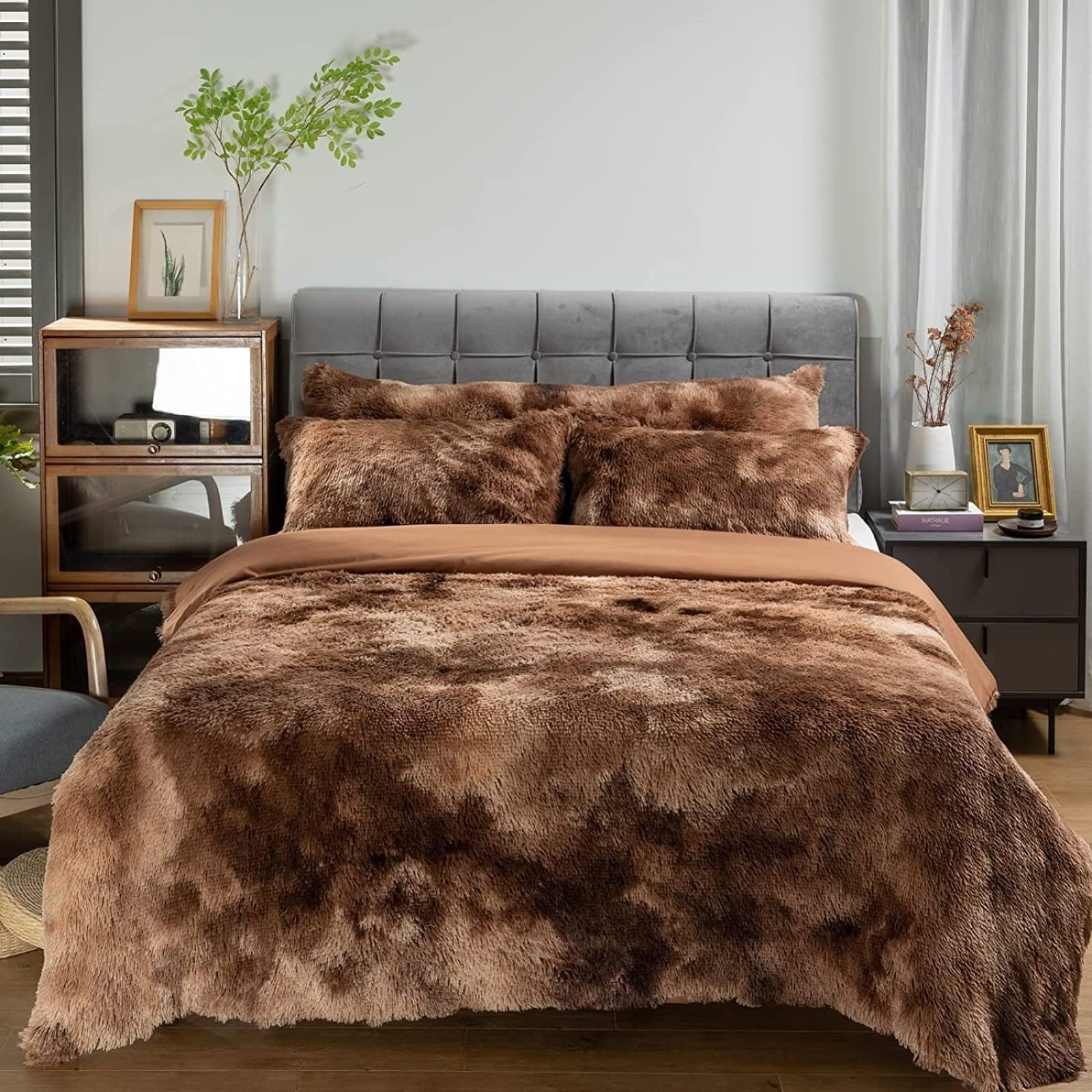 Parure de lit en polaire tie-dye pour des nuits d'hiver chaleureuses