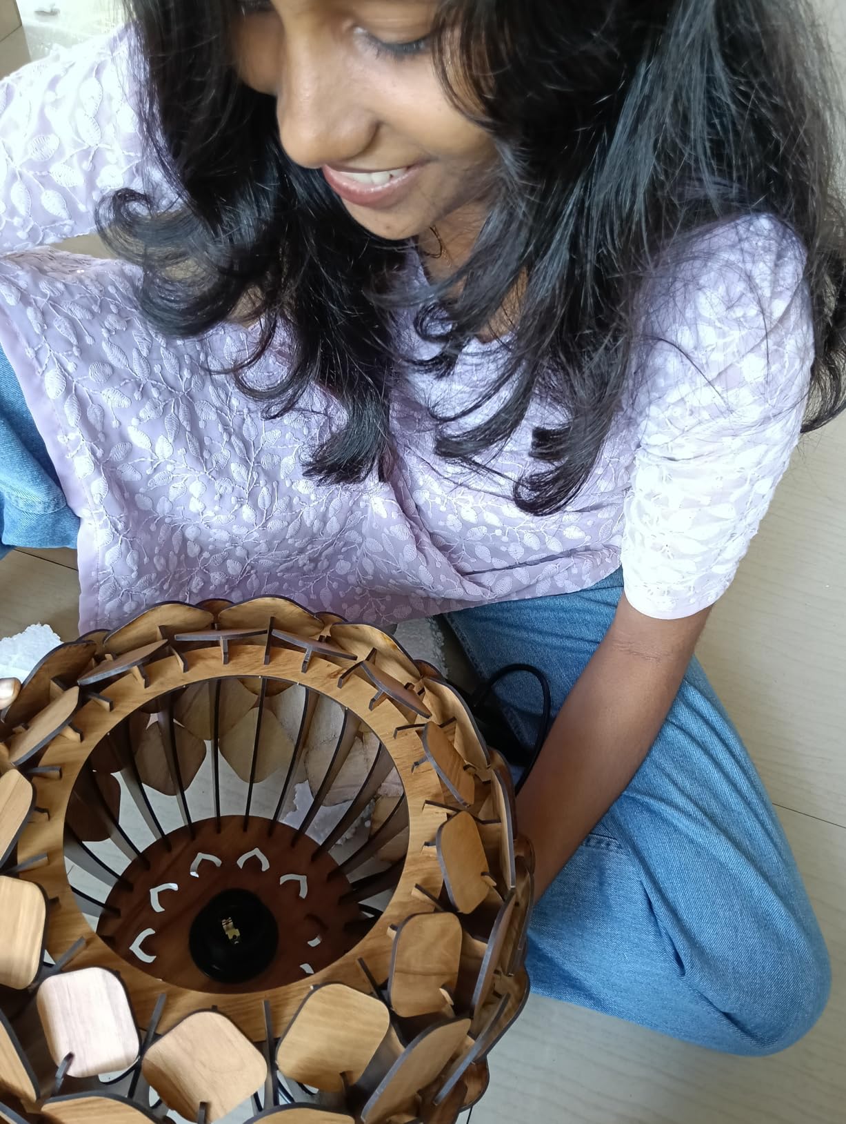 Chandelier Wooden Ceiling Lamp