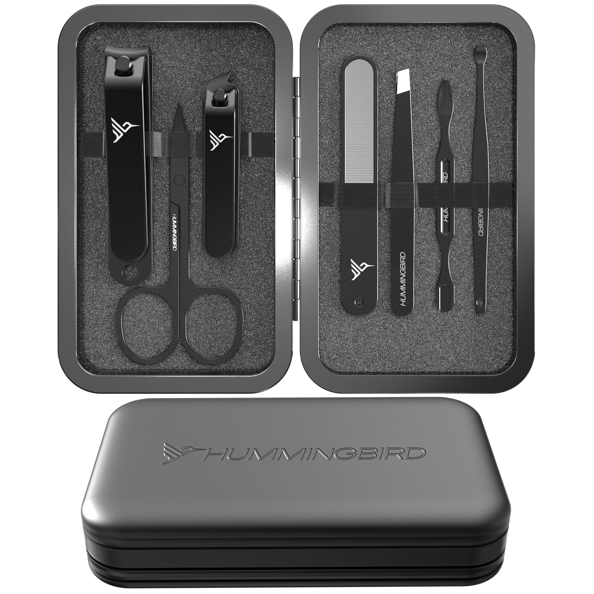 Amazon.com : HUMMINGBIRD Manicure Kit for Men, 7 Piece Stainless