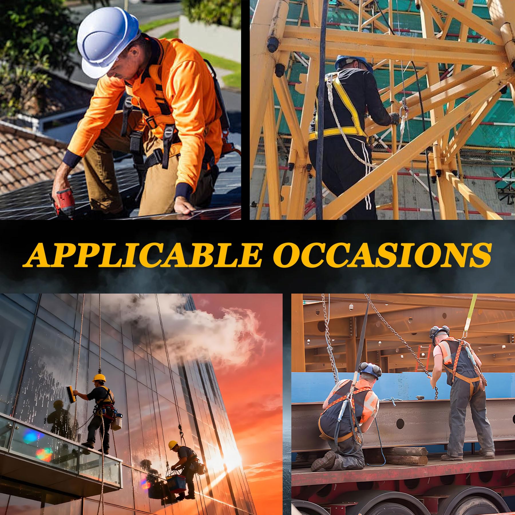 Dispositivo Anticaduta Retrattile Certificato 10m/15m/20m, Imbracatura di Sicurezza Anticaduta Tetto con Gancio Autobloccante, 150kg Dispositivo Sicurezza Anticaduta Tetto/ Lavoro Aereo (Verde, 10m)