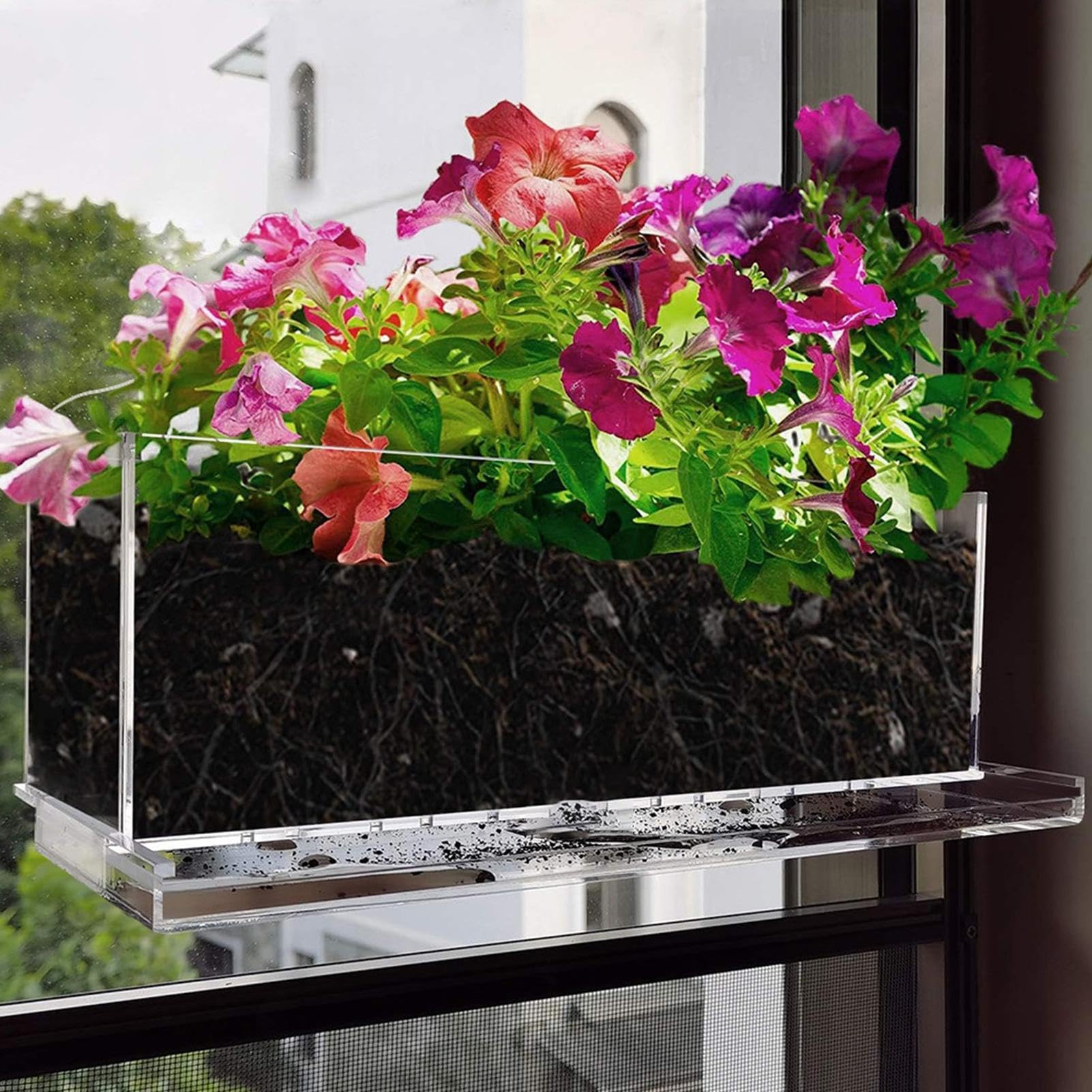 Amazon.co.jp: 窓枠 - ウィンドウガーデニングボックス、装飾