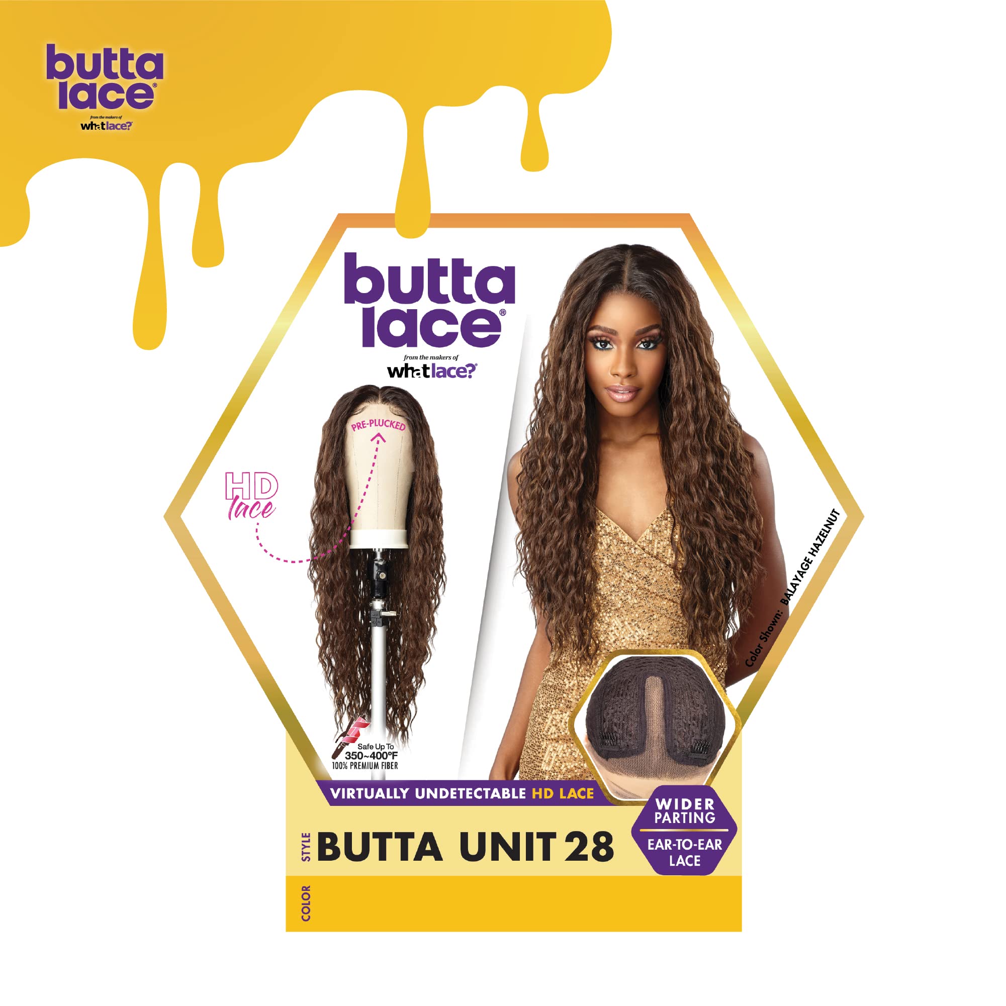 NWT! SENSATIONNEL - BUTTA UNIT 28 Amazon.com : Sensationnel Butta Lace Hhm Wigs - Bohemian 28  main image 3