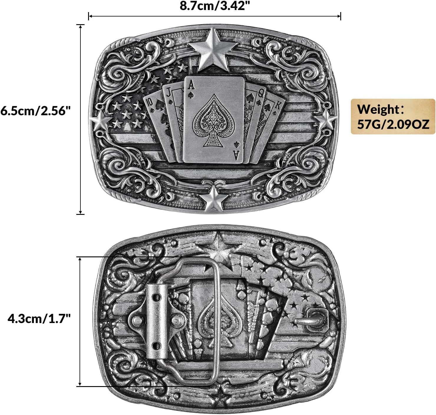 BELTROAD Cowboy Belts for Men Women Cowgirl Belt Western Country Belts for Jeans Christmas Gifts - Image 6