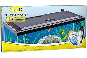 Tetra LED Hood Low-Profile Aquarium Hood with Hidden Lighting for 5-Gallon Tanks