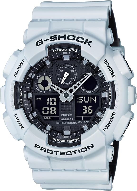 Reloj Casio GA-100 XL Series G-Shock Quartz 200M WR resistente a los golpes para hombre