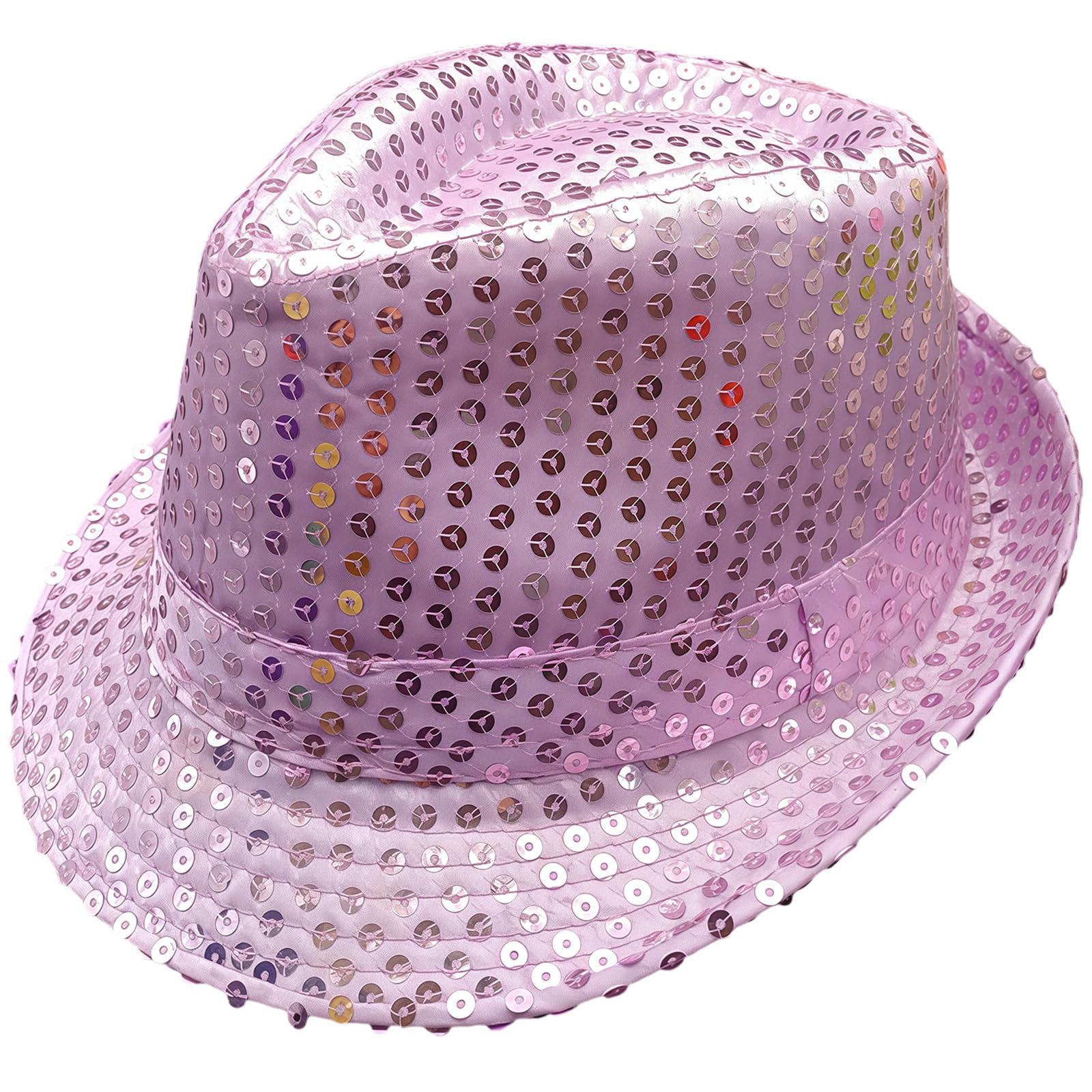 AWAVM Costume Hat for Boy Girls Western Jazz Dance Hat (Violet)