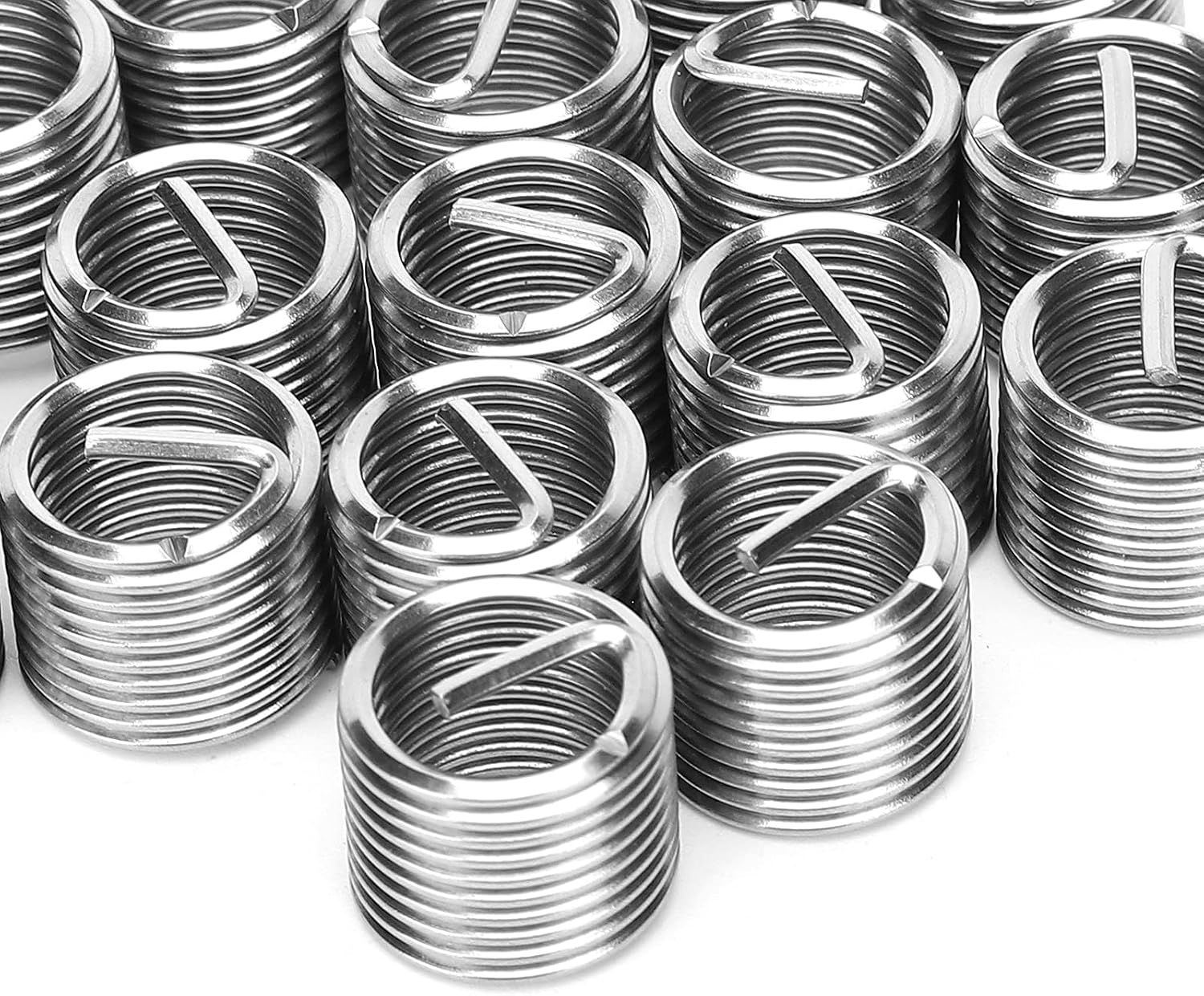 20-Piece M14 x 1.5 Thread Repair Kit – Stainless Steel SUS304 Helicoil Insert Sleeve, 18mm Length for Automotive, Industrial Machinery & DIY Applications