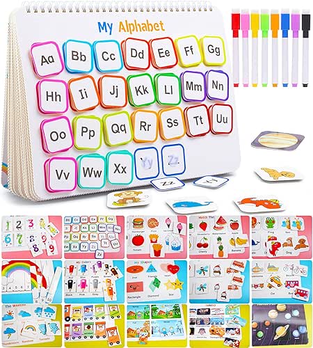 Huijing Montessori Preschool Learning Activities Busy Book - Workbook Activity