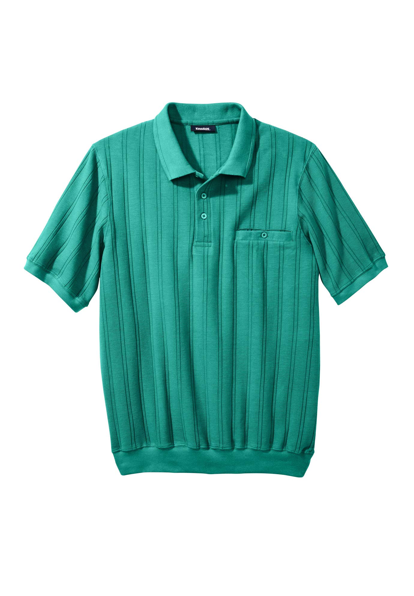 Men's Big & Tall Banded Bottom Polo Shirt