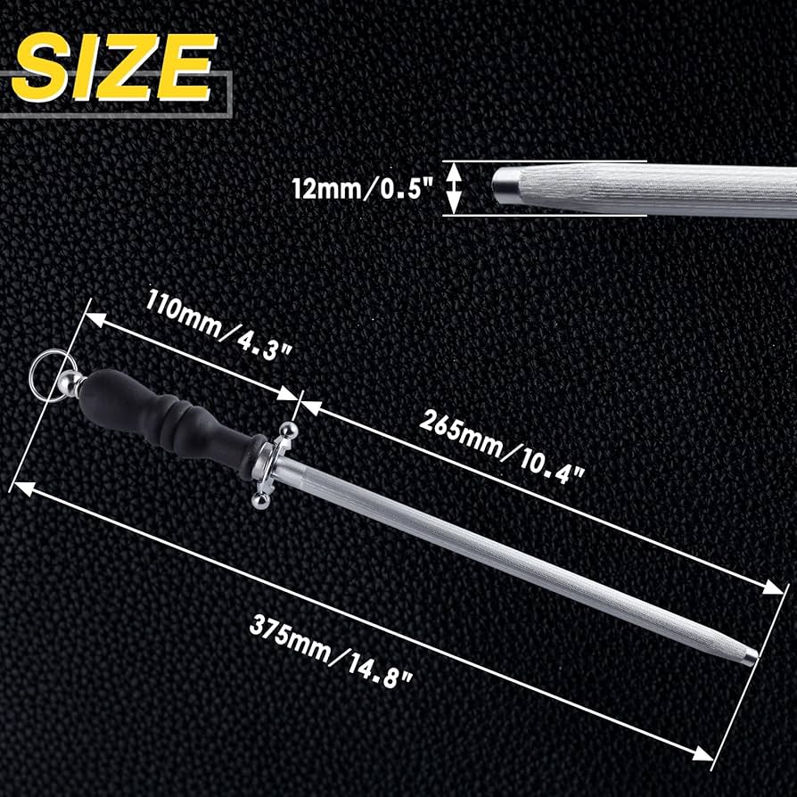 Amazon.co.jp: LEONTOOL 10インチ ホーニングスチール 研ぎ棒 ナイフ