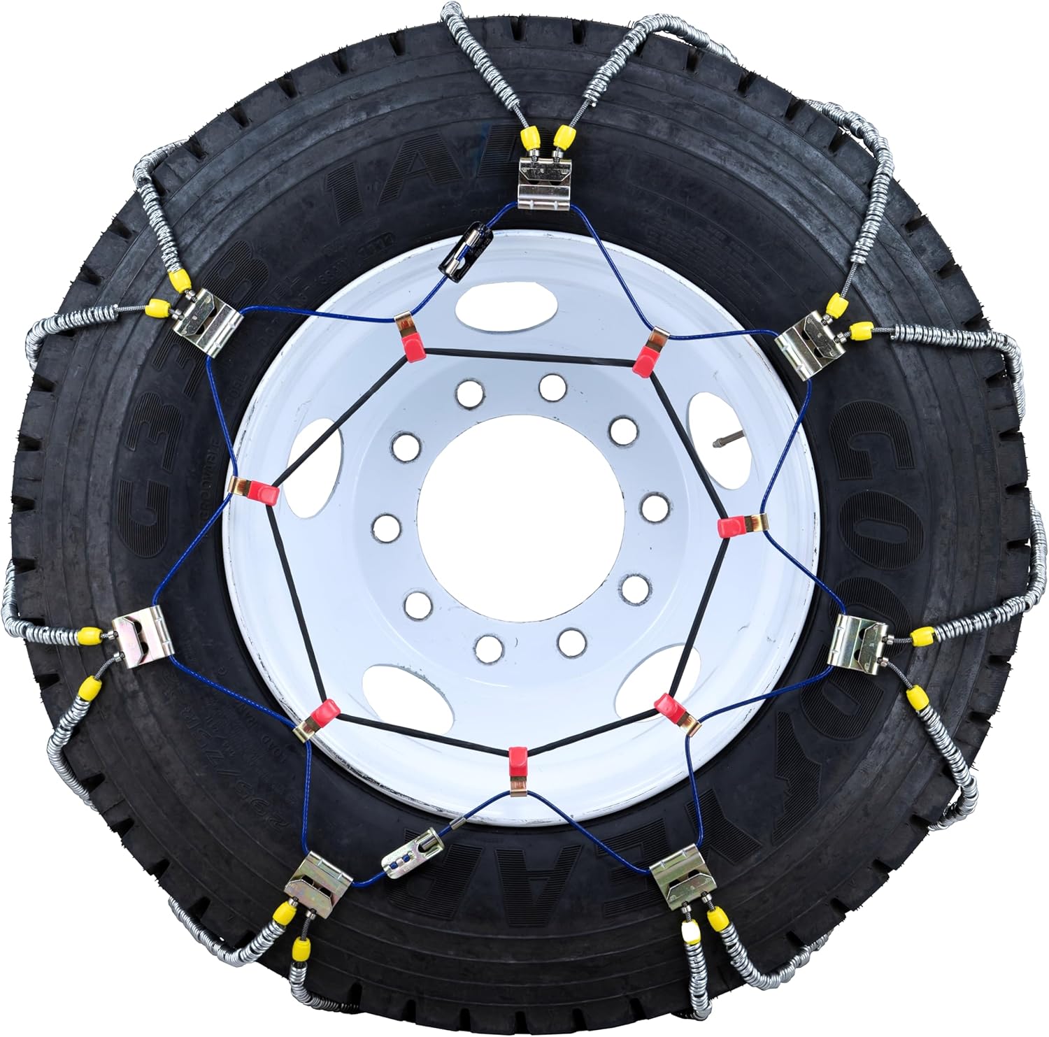 Quality Chain Volt Premium Commercial Truck Cable Tire Chains - Single (QV835)